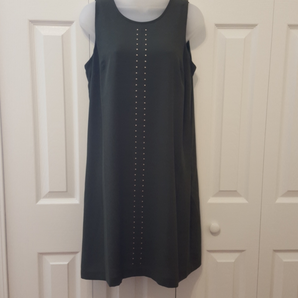 Chetta B olive green dress